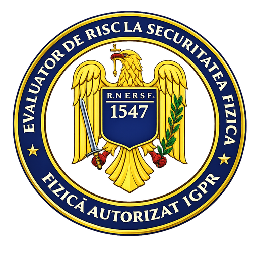 Siglă evaluator de risc la securitatea fizică RNERSF 1547